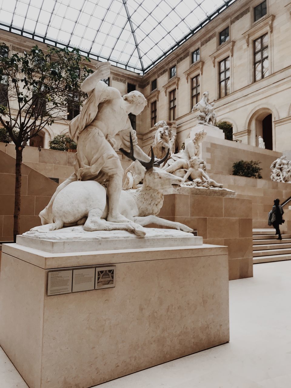 STATUE AGAINST SKY