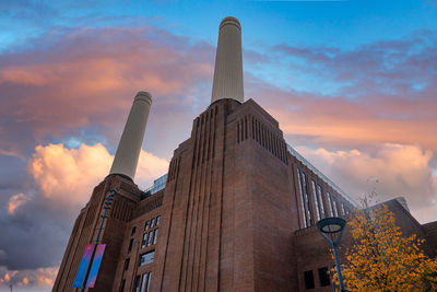 New battersea power station in london england uk operating as a new shopping mall