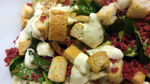 Close-up of food on plate