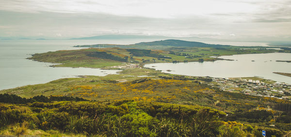 Scenic view of landscape against sky