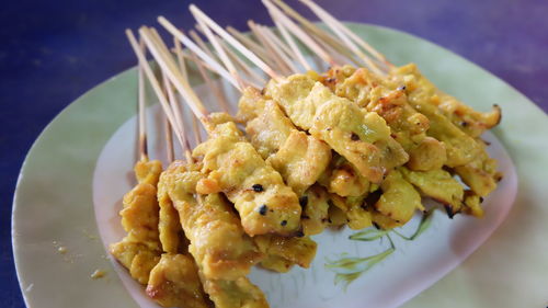 Close-up of food in plate