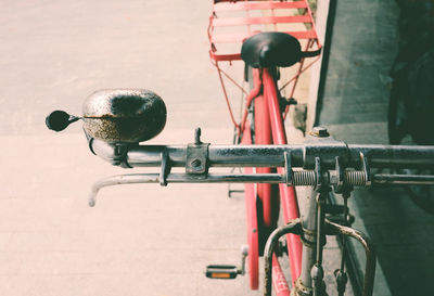 Close-up of bicycle