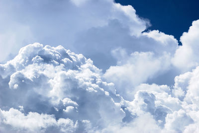 Low angle view of cloudy sky