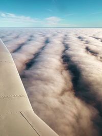 Aerial view of cloudscape