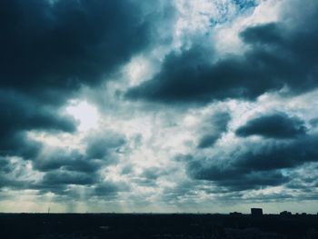 Scenic view of storm clouds in sky