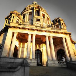 Low angle view of historical building