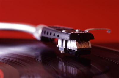 Detail shot of gramophone