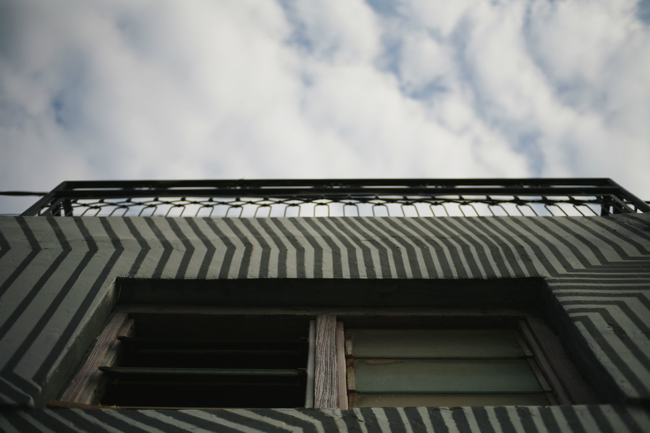 LOW ANGLE VIEW OF ROOF AGAINST SKY