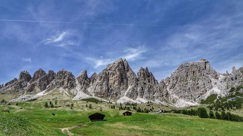 Panoramic view of landscape against sky