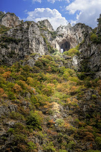 The caves of frasassi are underground karst caves found in the territory  of genga, ancona