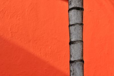 Full frame shot of orange wall