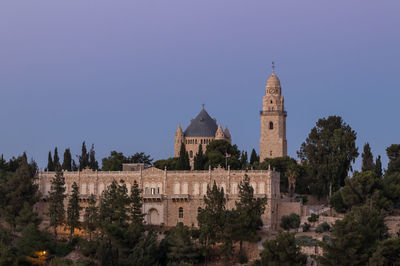 Historic building against clear sky