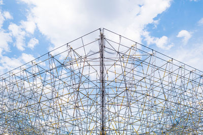 Low angle view of building against sky