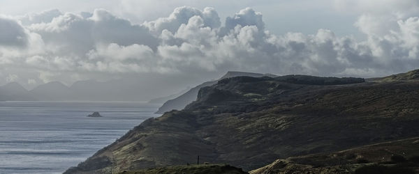 Panoramic view of sea against sky