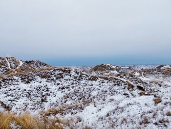 Winter dune scape