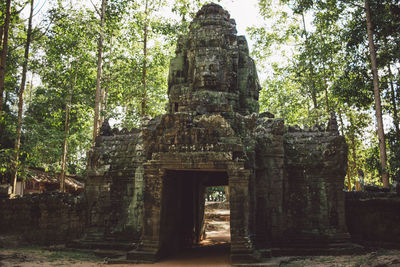 Old historical building in forest