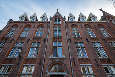 Low angle view of building against sky