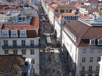 Aerial view of city