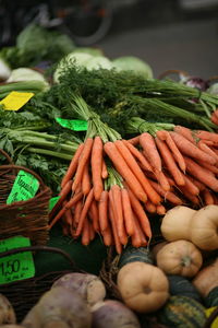 Close-up of vegetables for sale