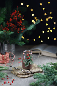 Close-up of drink on table