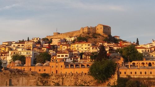 Buildings in a city