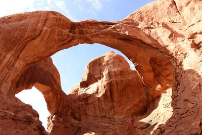 View of rock formations