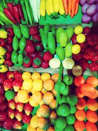 Full frame shot of colorful balls