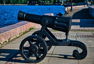 Monument canon in petrozavodsk