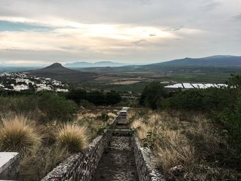 Scenic view of landscape against sky