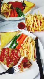 Close-up of food on plate