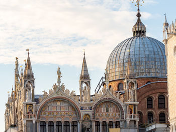 View of cathedral against cloudy sky