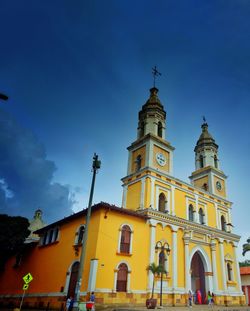 Low angle view of church