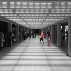 Man in shopping mall