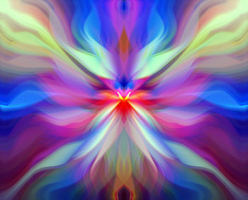 Full frame shot of multi colored light painting