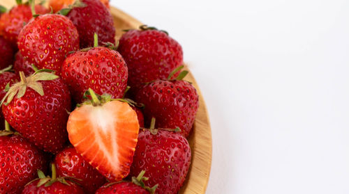 Close-up of strawberries