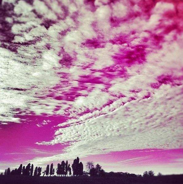 sky, silhouette, cloud - sky, beauty in nature, low angle view, pink color, sunset, nature, tree, scenics, purple, tranquility, tranquil scene, dusk, outdoors, cloud, cloudy, idyllic, dramatic sky, no people