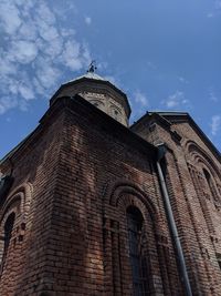 Low angle view of building against sky