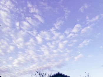 Low angle view of sky