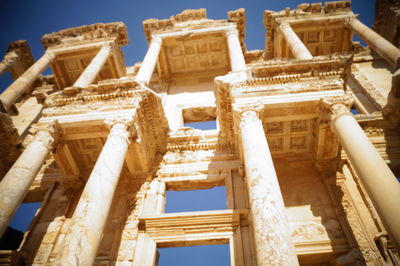 Low angle view of historical building