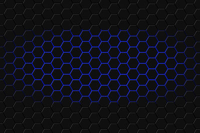 Full frame shot of patterned metal