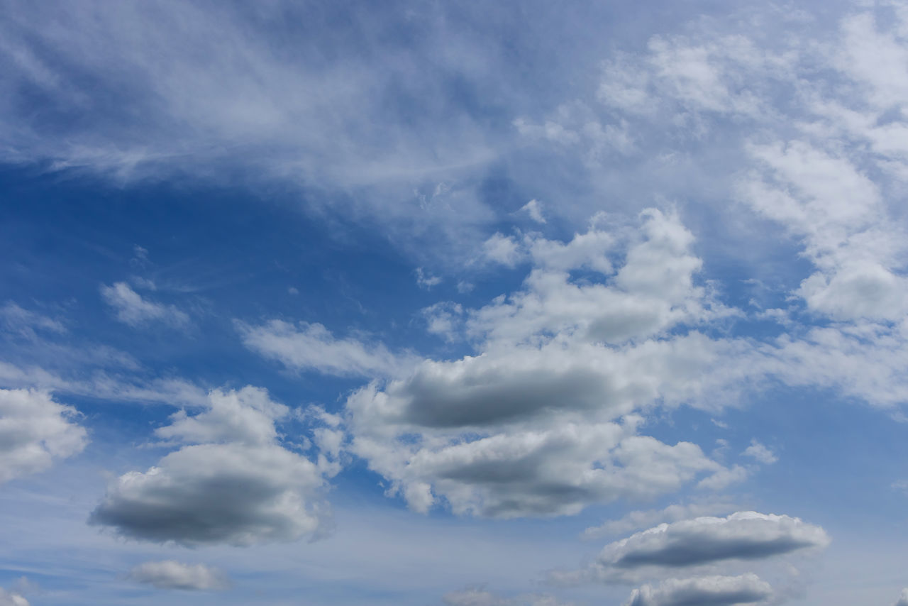 LOW ANGLE VIEW OF CLOUDSCAPE