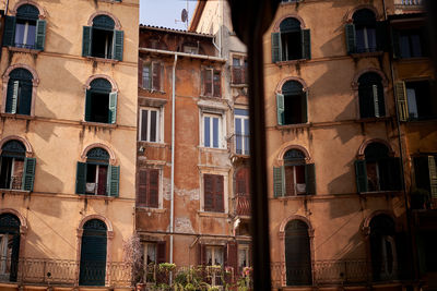 Low angle view of old building
