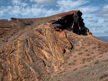 Mountains in ponta de são lourenço. madeira island. portugal.