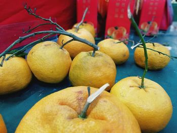 Close-up of fruits for sale in market
