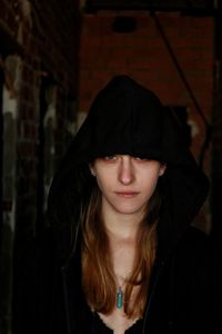 Portrait of a beautiful young woman