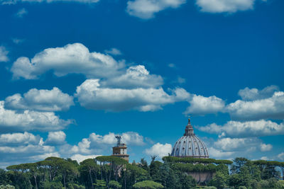 Panoramic view of buildings against sky