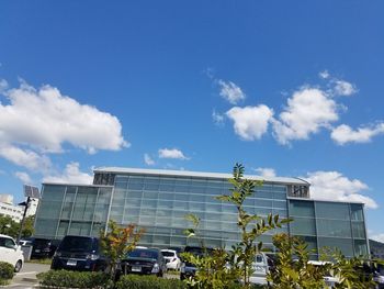 Buildings in city against sky