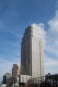 Low angle view of buildings against sky