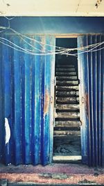 Built structure against blue sky