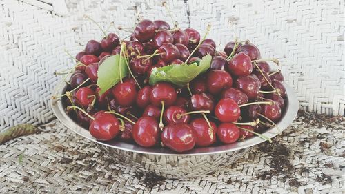 Close-up of red chili peppers